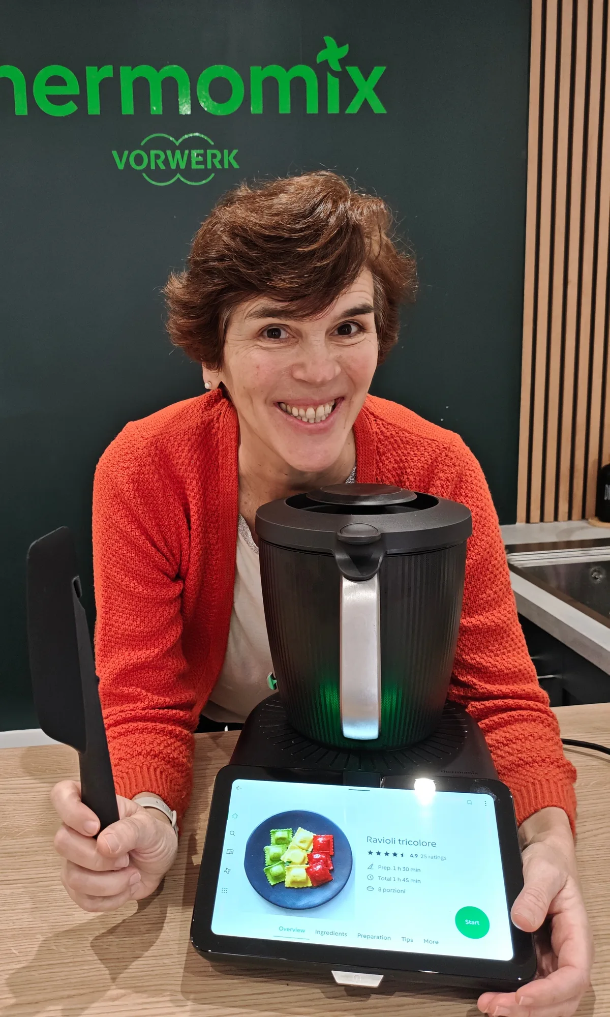 Maria Calzada-Oliva, Independent Thermomix Advisor, in her kitchen.